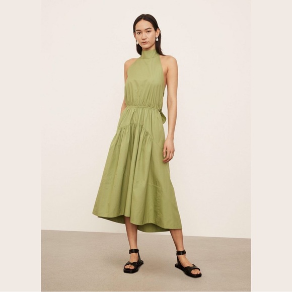 NWT Vince Draped Neck Halter Dress - Picture 3 of 16